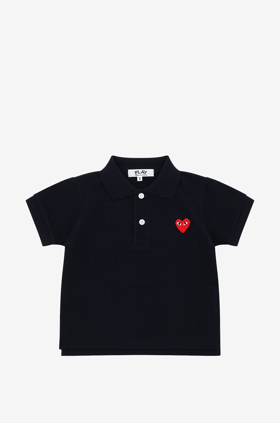 COMME DES GARCONS PLAY Polo garçon à manches courtes Red Heart Garçon BLEU 1