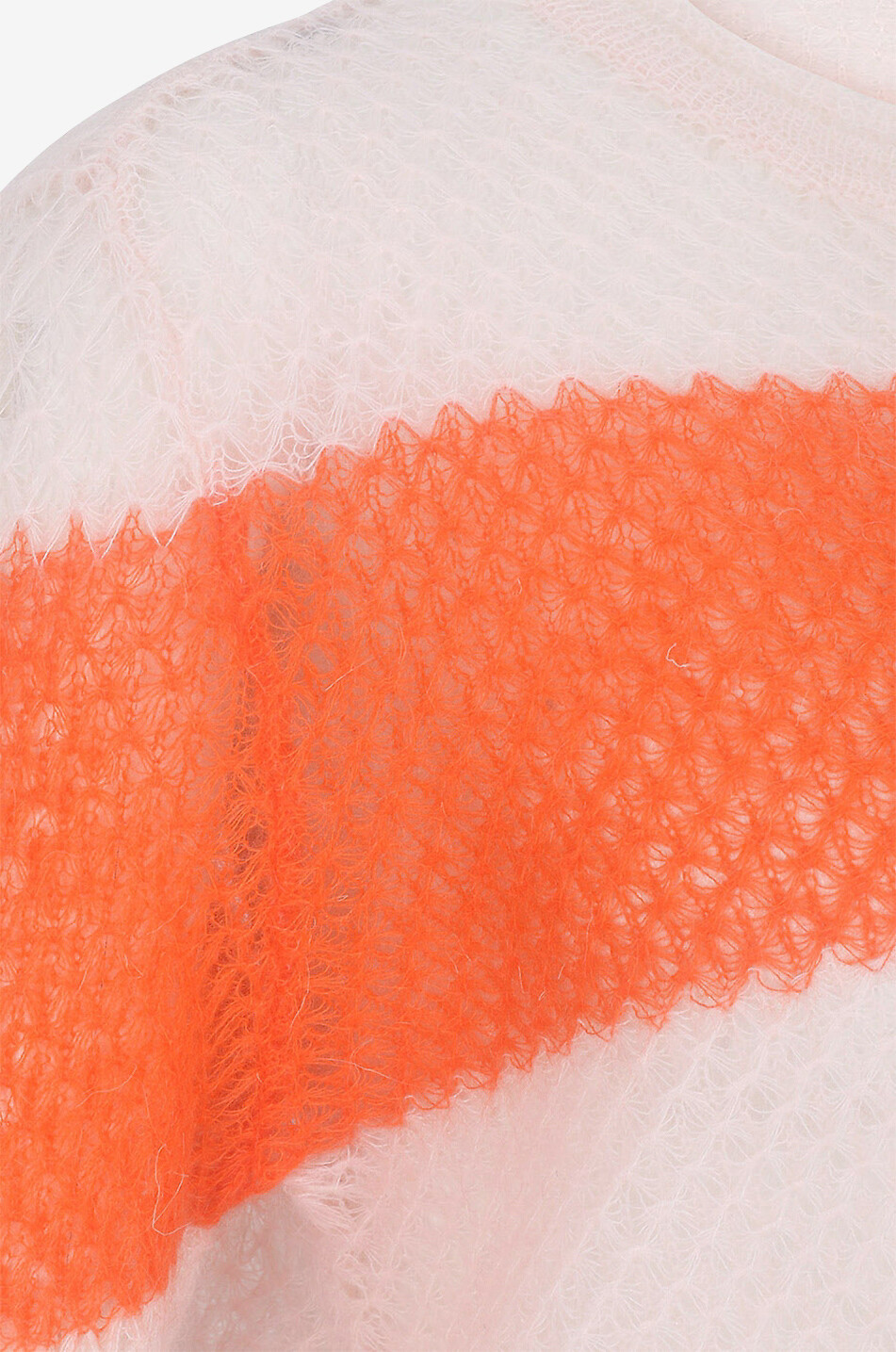 Pull à col rond en mohair