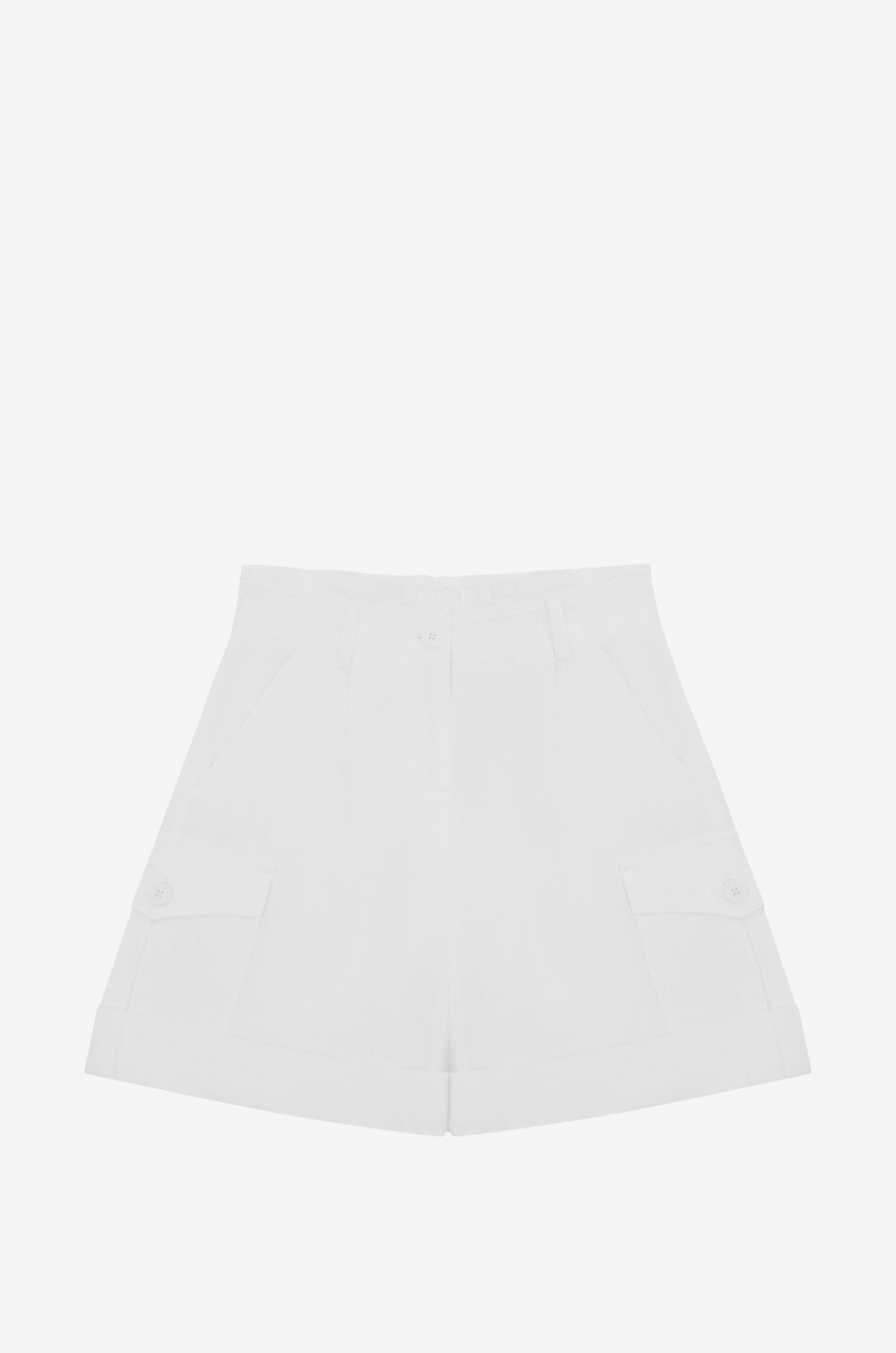 Short cargo fille en toile de coton
