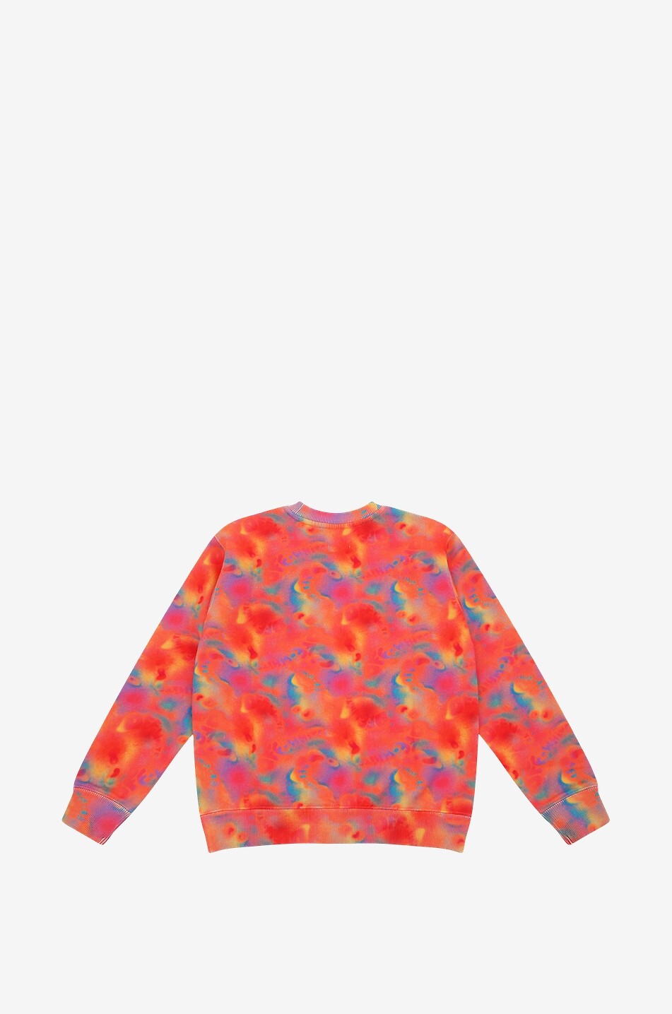 Sweat-shirt à col rond fille Abstract AOP