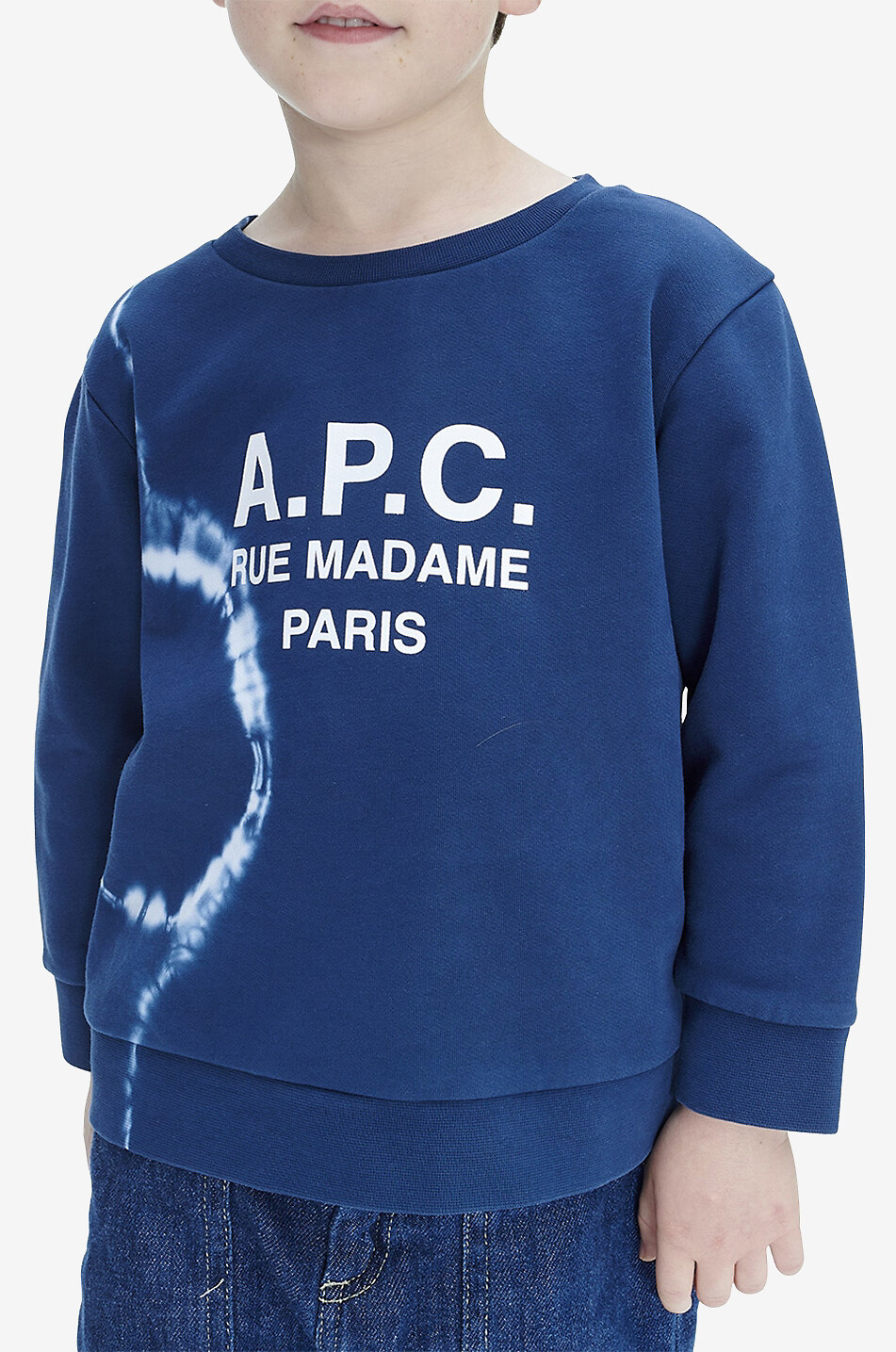 A.P.C. Sweat-shirt garçon tie-and-dye Elie Garçon BLEU 2