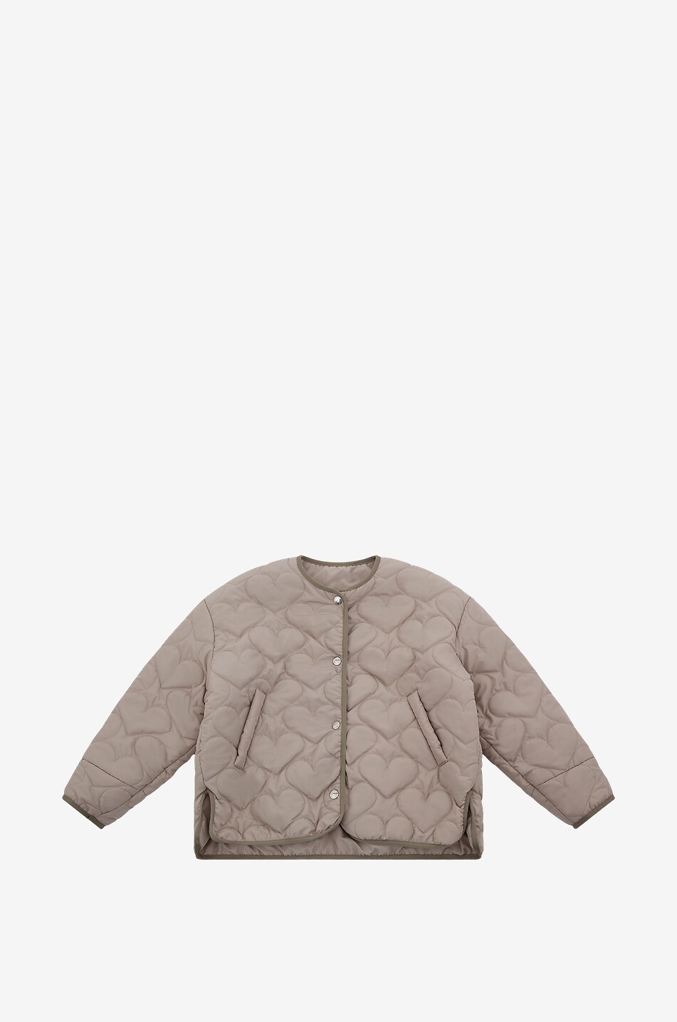 Heart children's quilted jacket