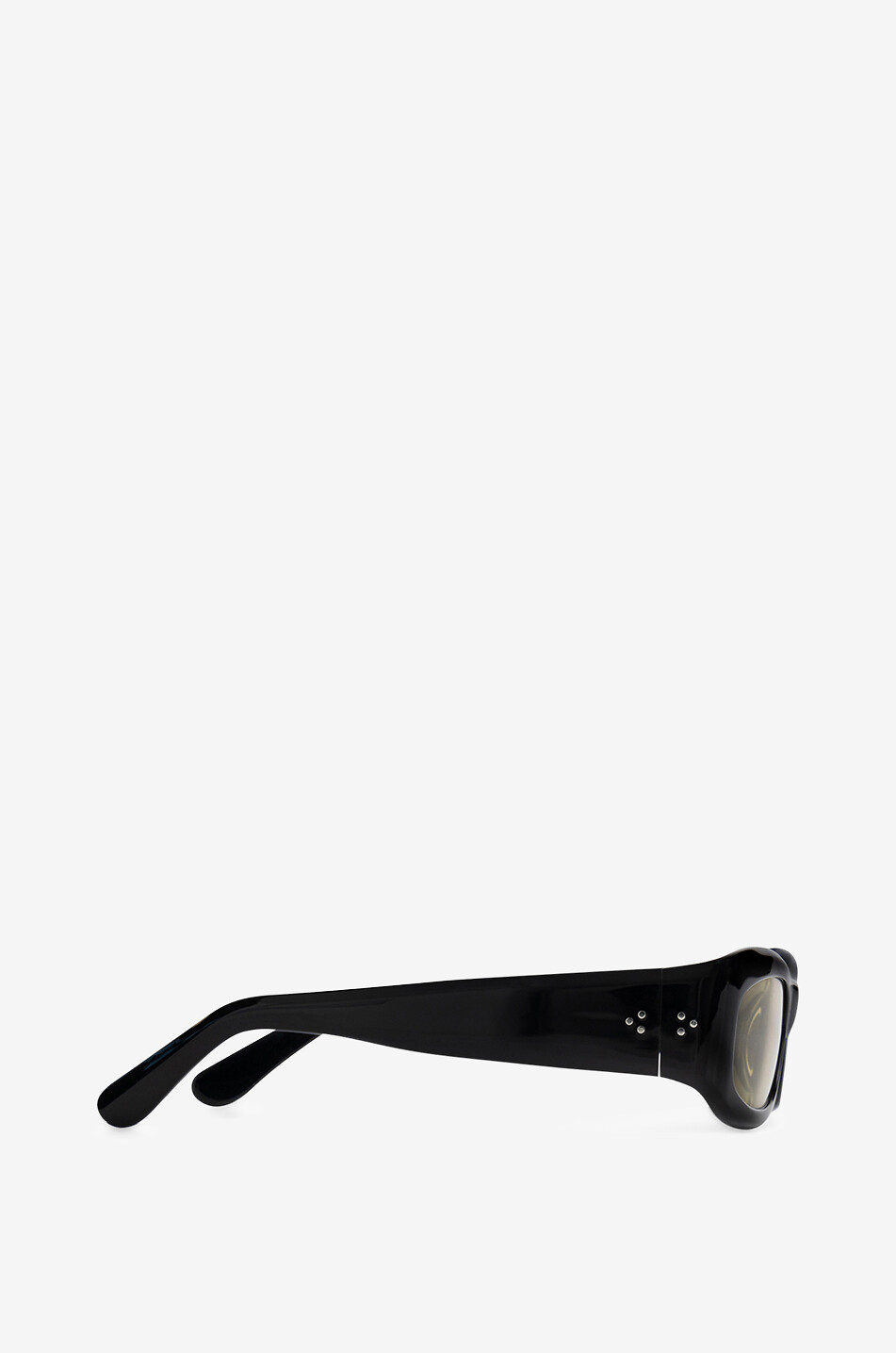 PORT TANGER Eckige Sonnenbrille aus Acetat Saudade Damen SCHWARZ 3