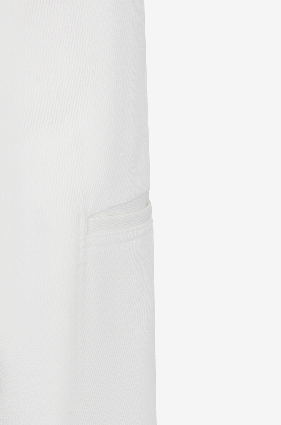 AMI Weite Cargohose aus Baumwolle Damen WEISS 3