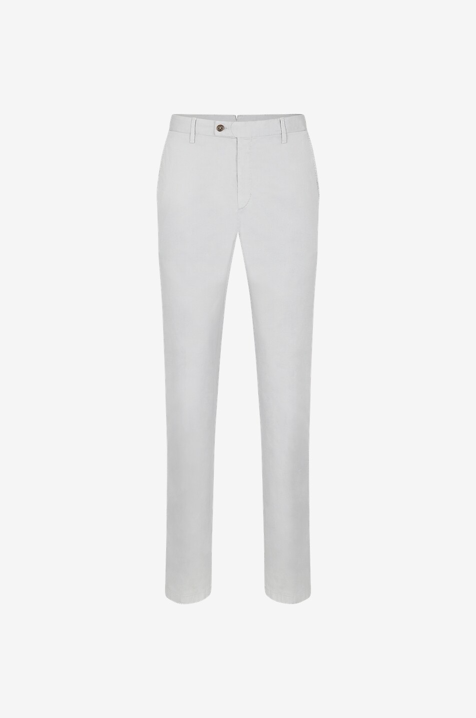 Pantalon chino en coton et soie
