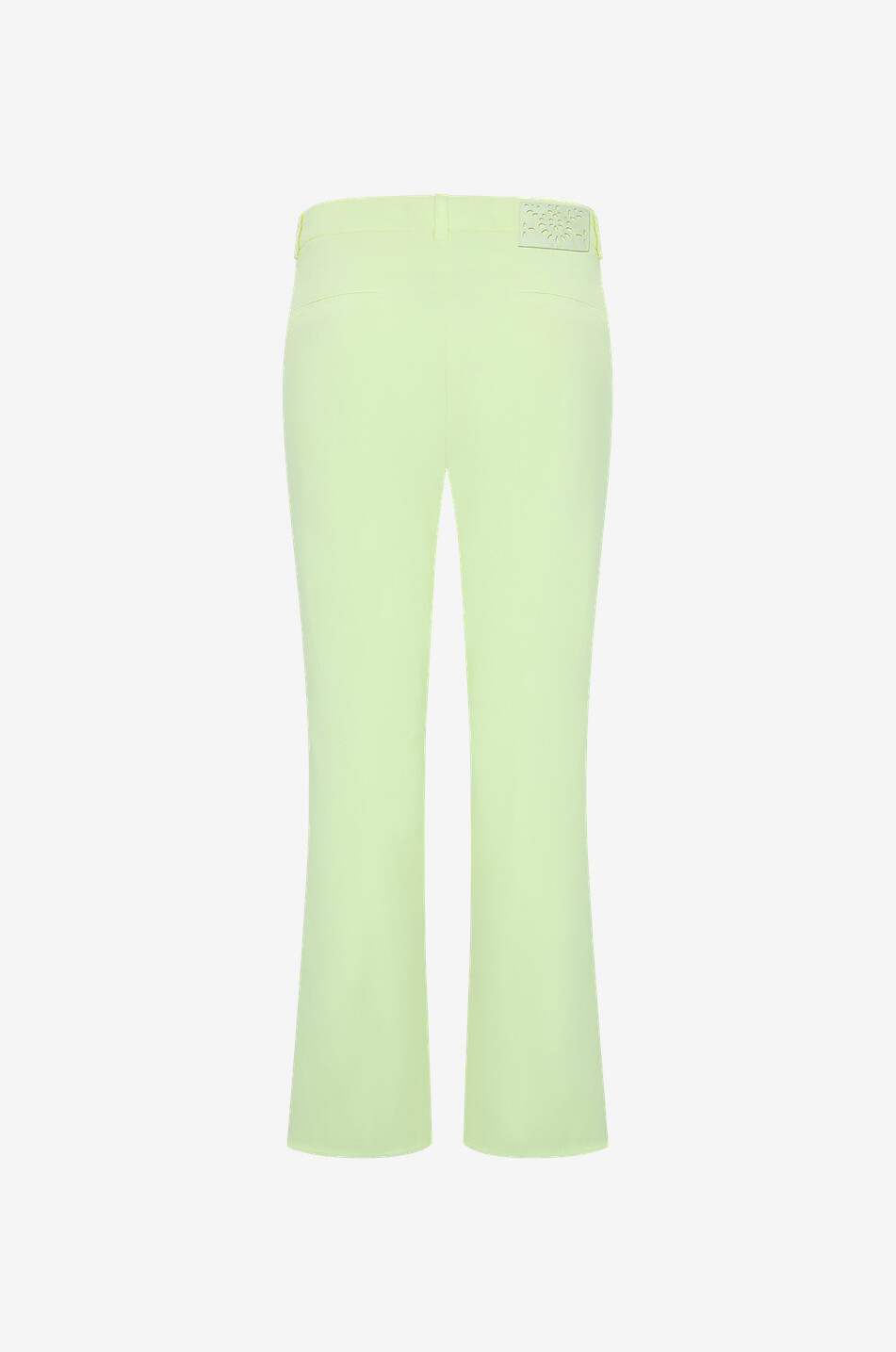 CAMBIO Stella Easy Kick cotton straight leg trousers Women YELLOW 2