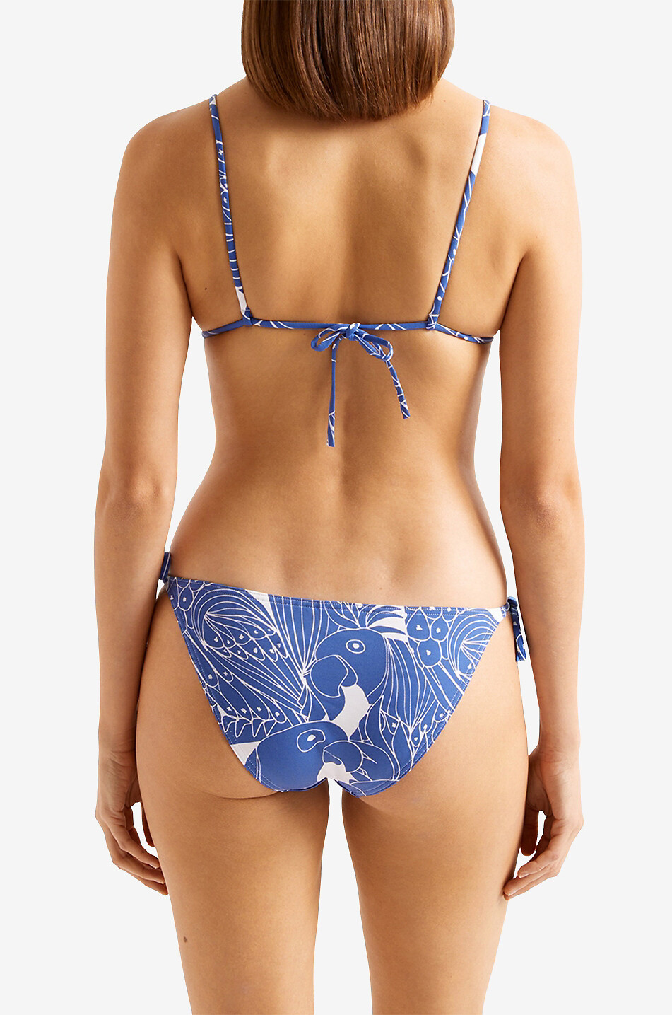 Triangel-Bikinioberteil mit Papageien-Print Carlos