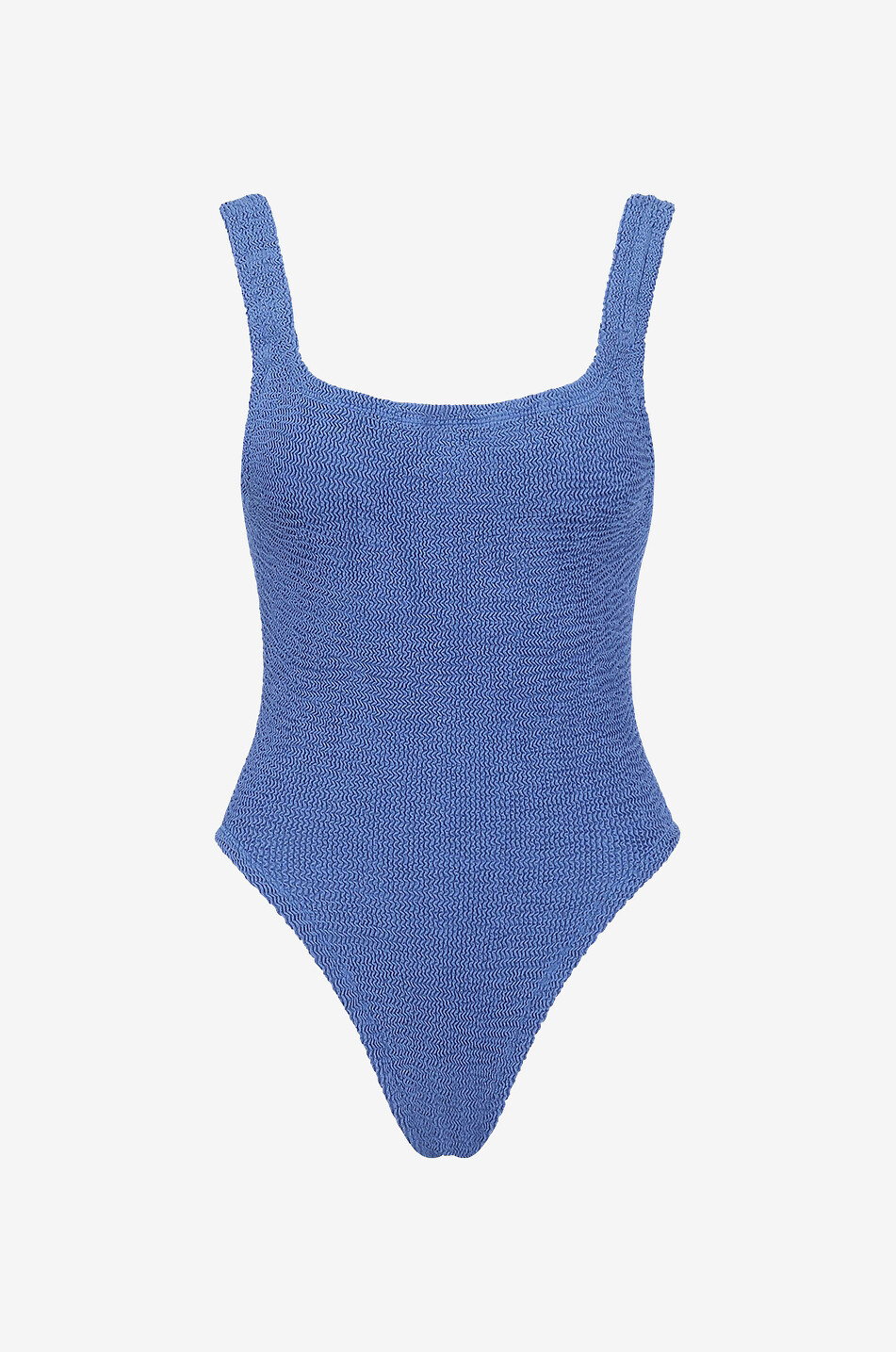 Square Neck Swim seersucker one piece swimsuit