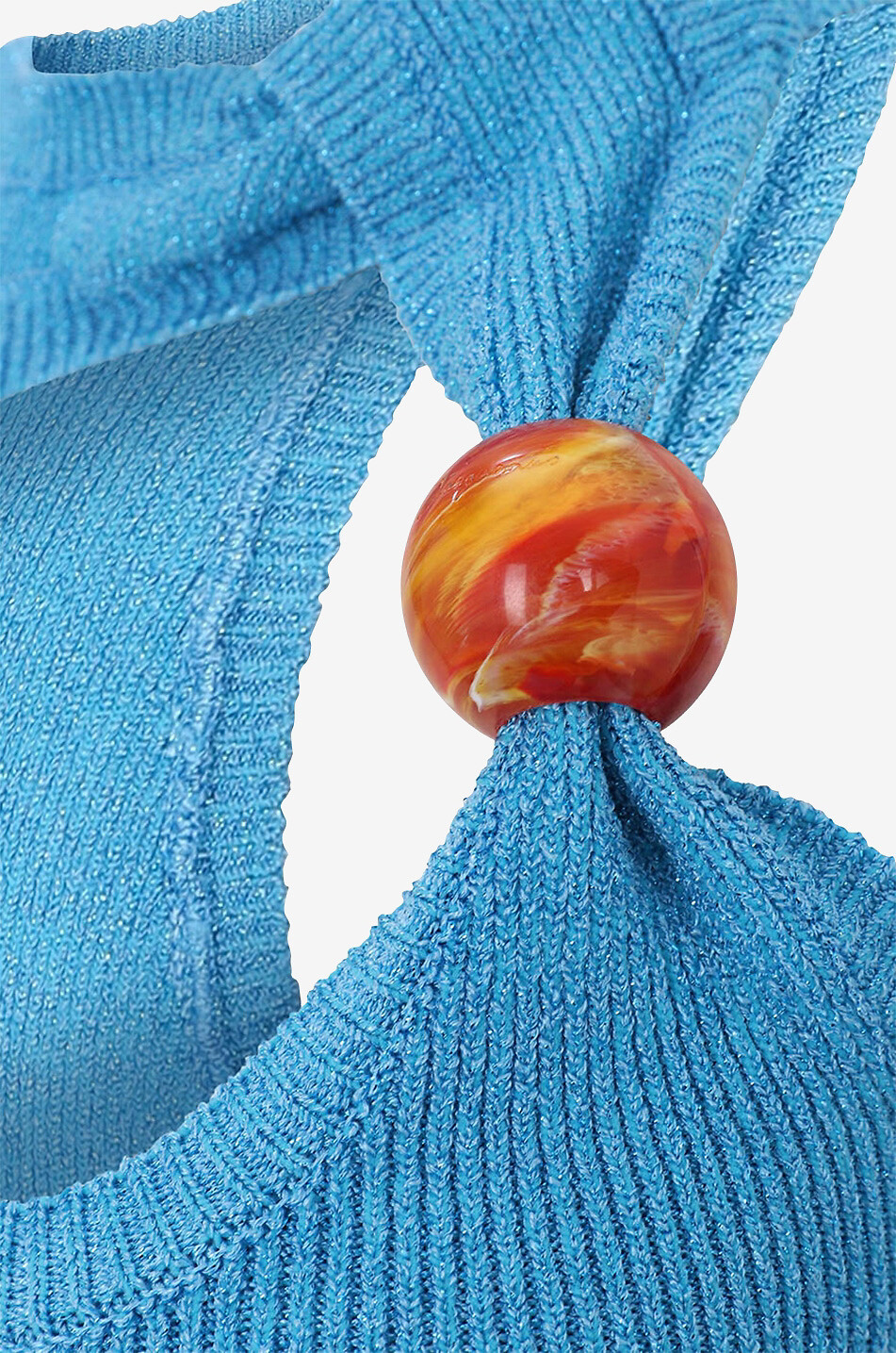 Mini robe en maille à découpes La Robe Brilho