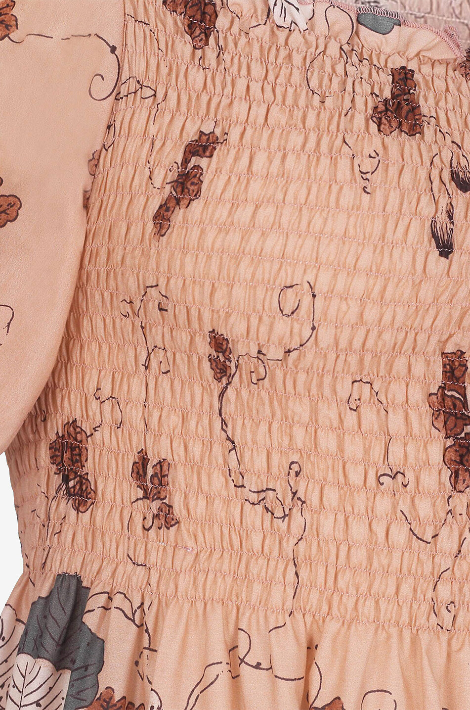Langes Kleid aus Baumwolle Violett