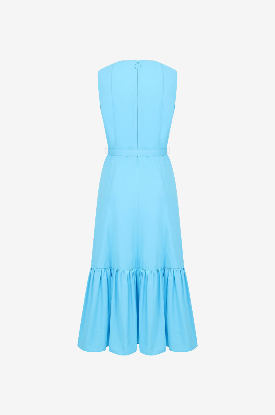 Cotton sleeveless midi dress