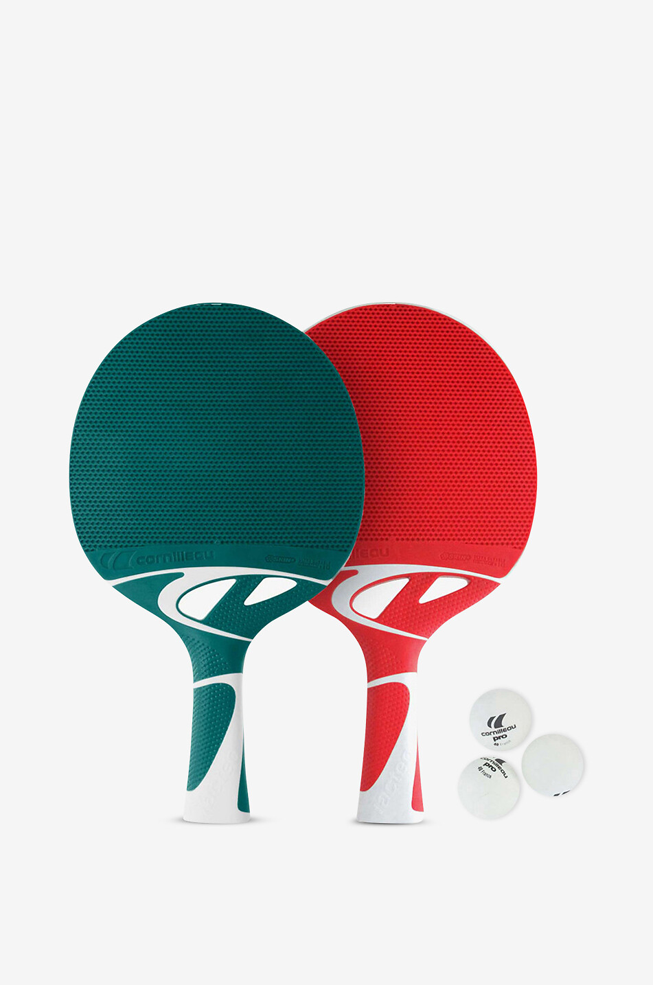 CORNILLEAU Set de ping-pong Tacteo Pack Duo Unisexe ROUGE 1