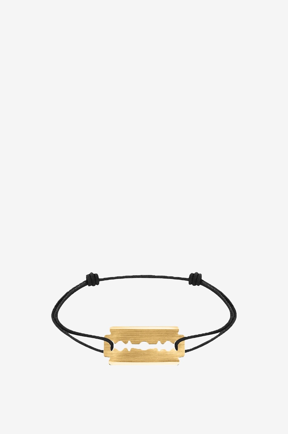 DINH VAN Kordelarmband mit Gelbgold-Element Lame de Rasoir PM Damen GELB 1