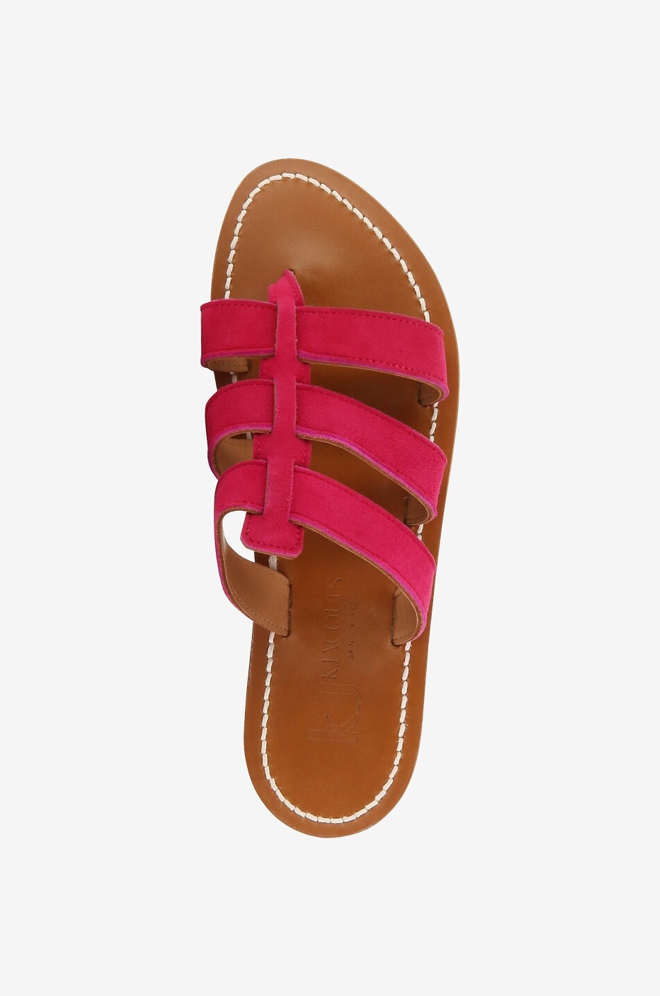 Flache Pantoletten aus Wildleder Dolon