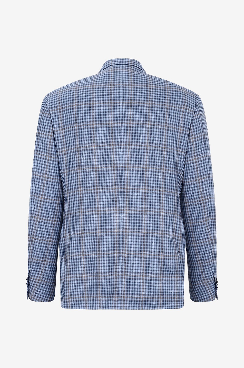 Leader checked single-breasted blazer