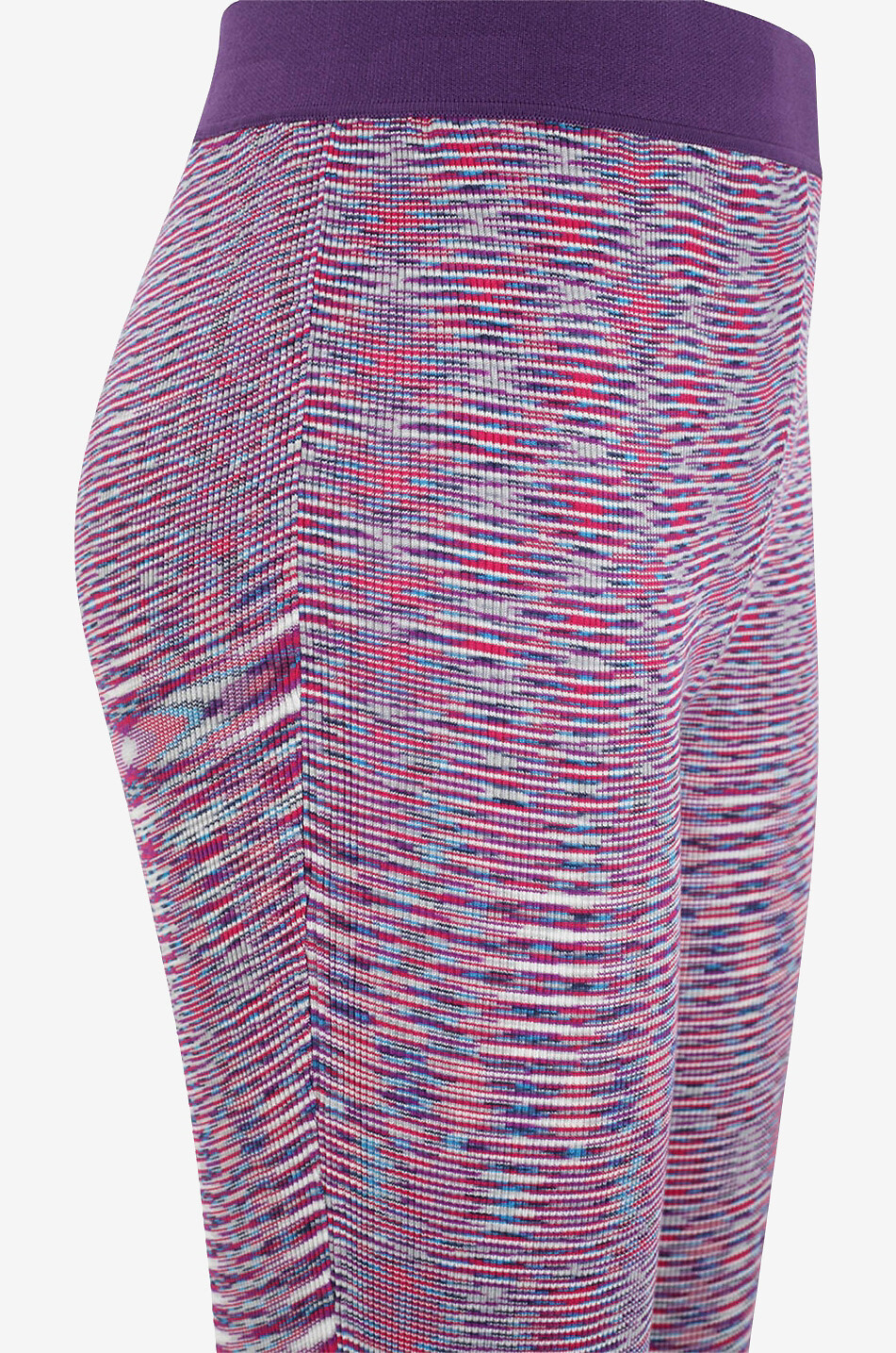 Pantalon évasée en maille de soie