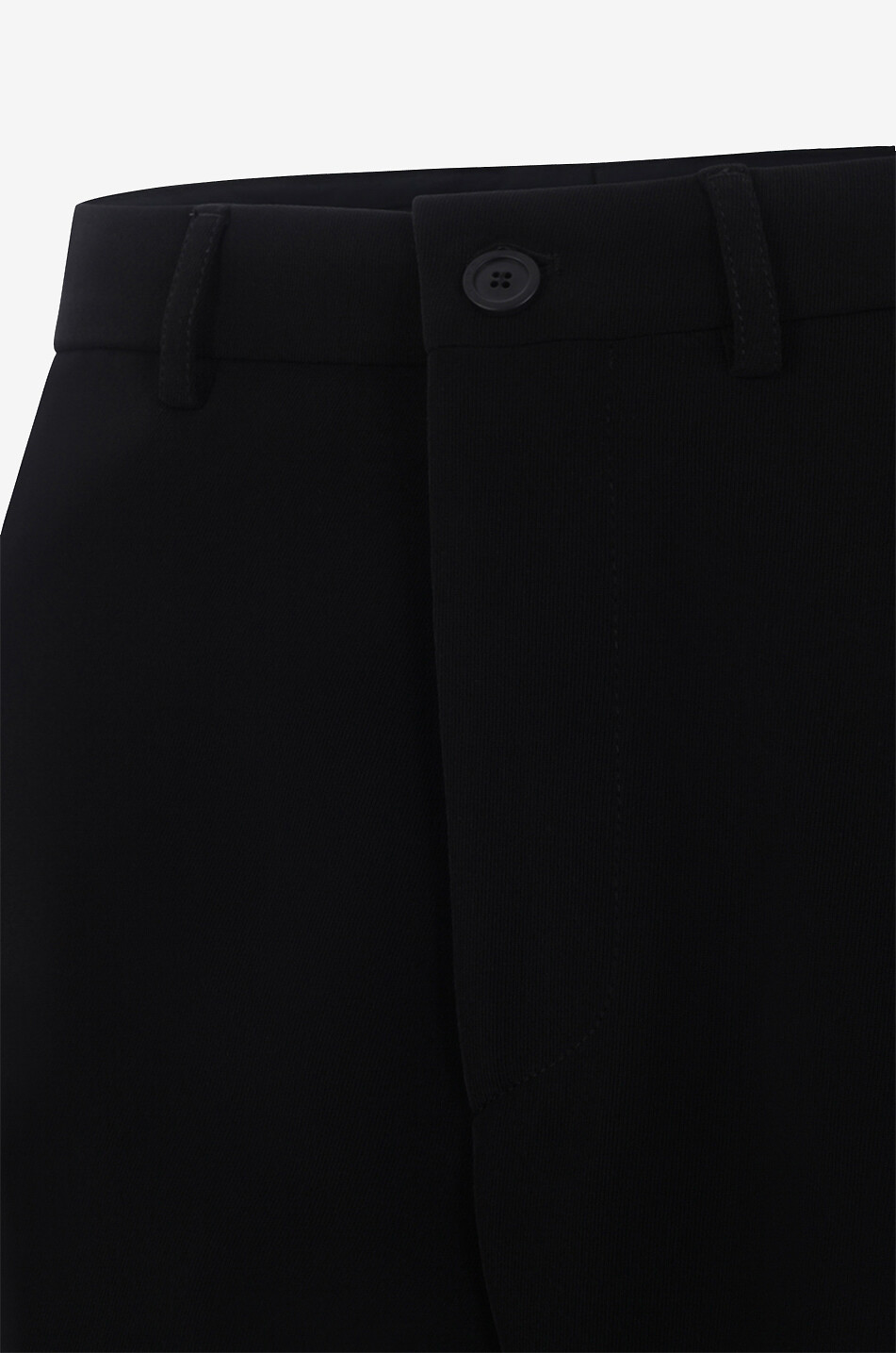 Stretch twill high-rise cropped trousers