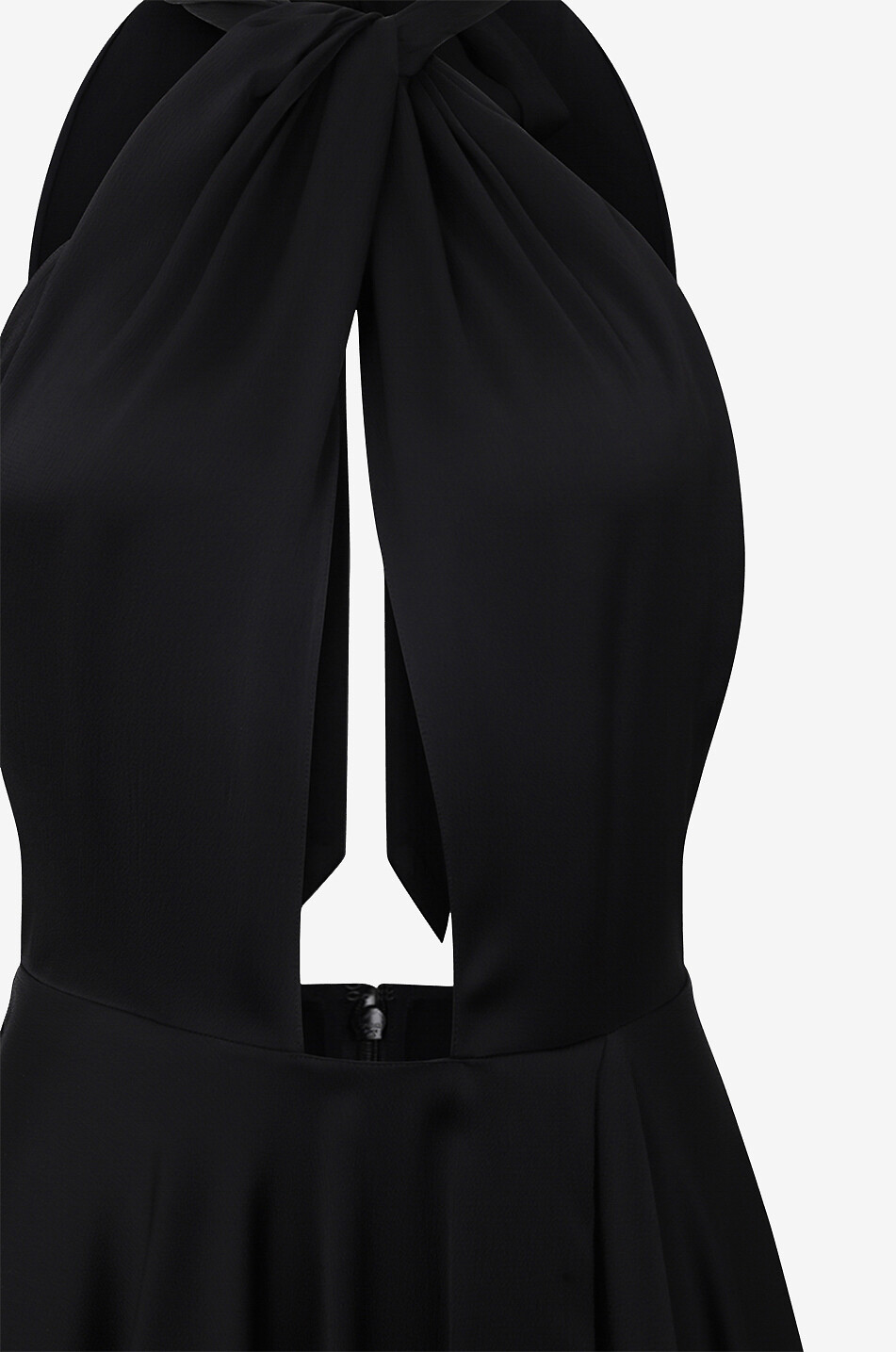 Asymmetrisches Neckholder-Kleid