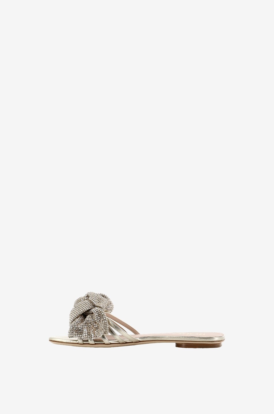 Mules plates en cuir Anais