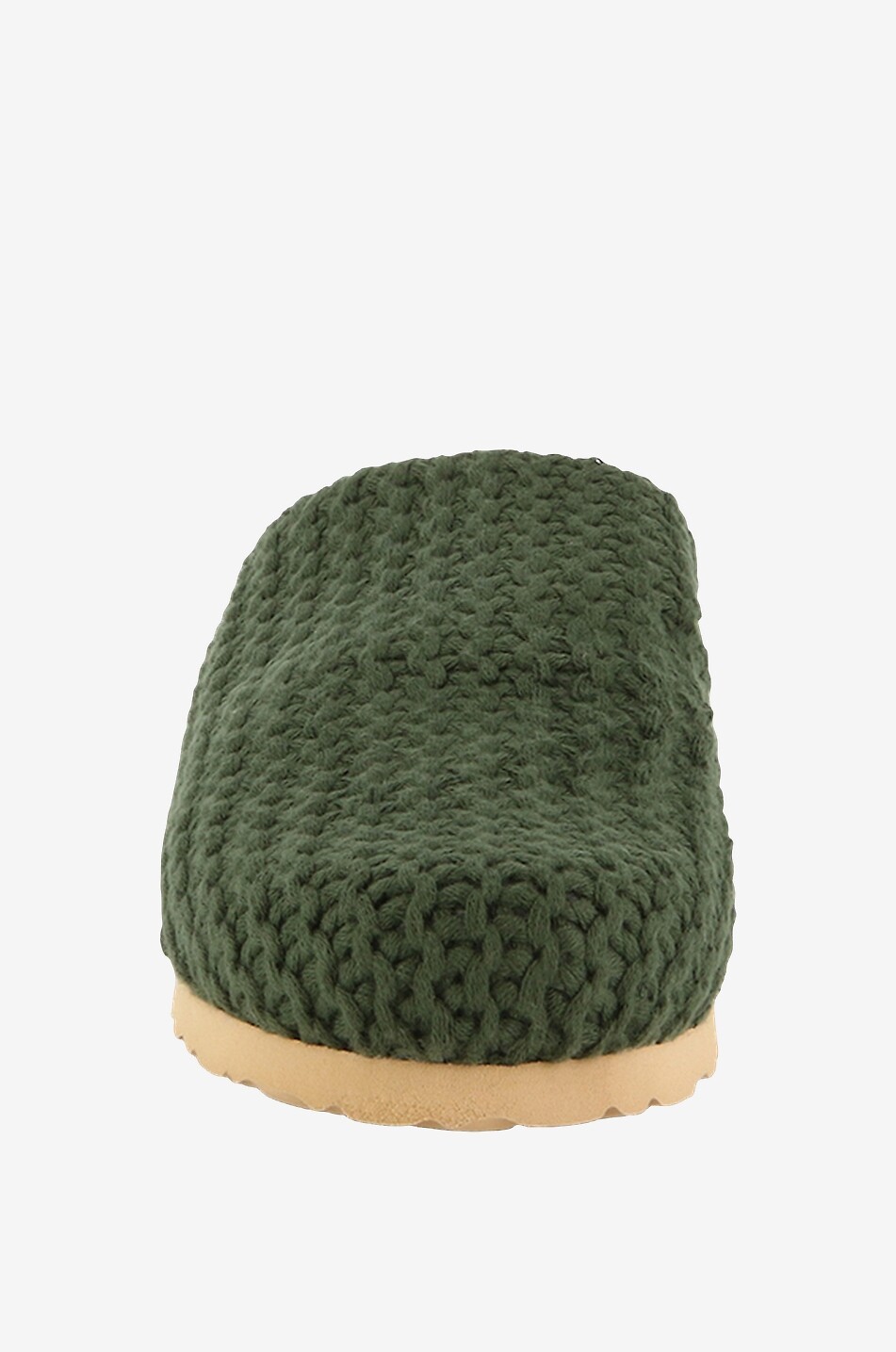 AMROSE Clogs aus Baumwolle und Wolle Minimalist Damen KHAKI 2