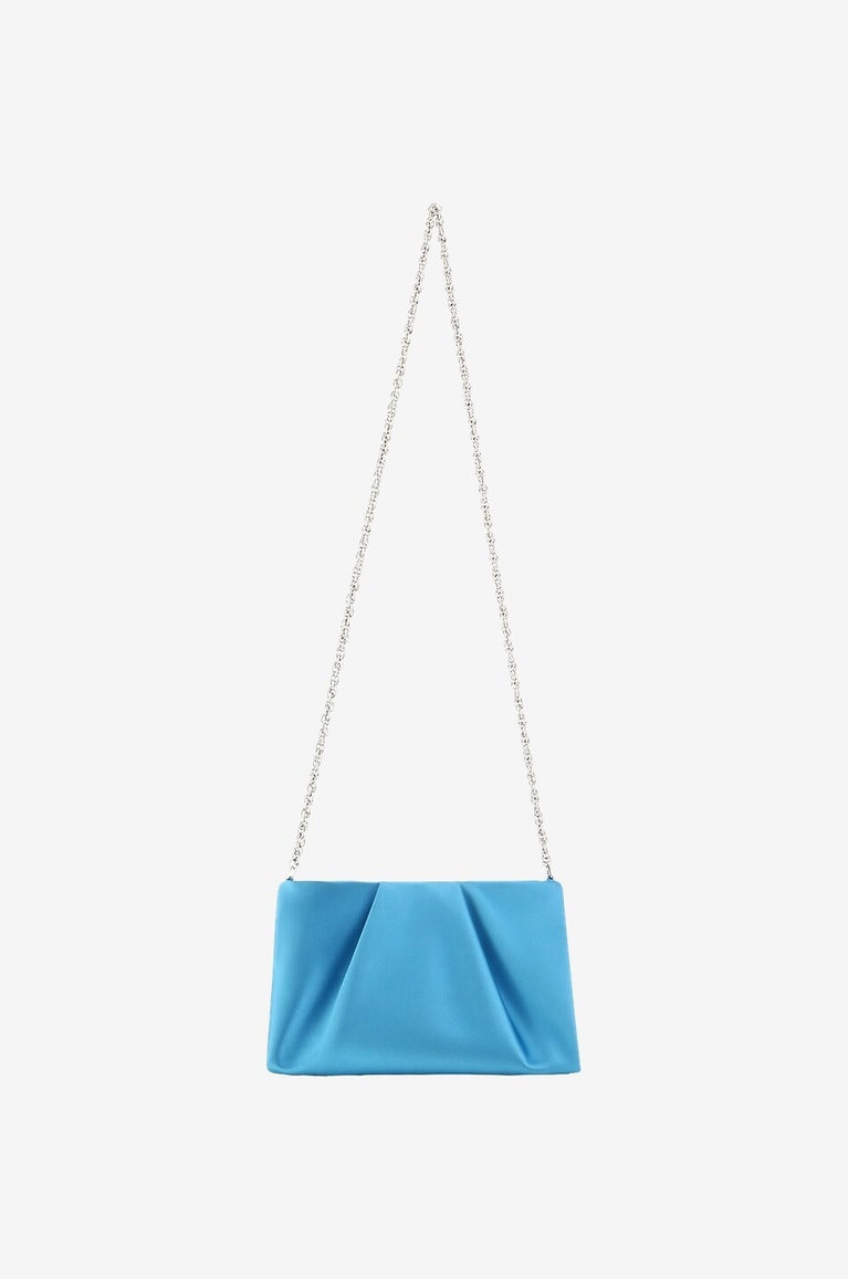 RODO Schultertasche aus Satin Asia Damen HELLBLAU 3