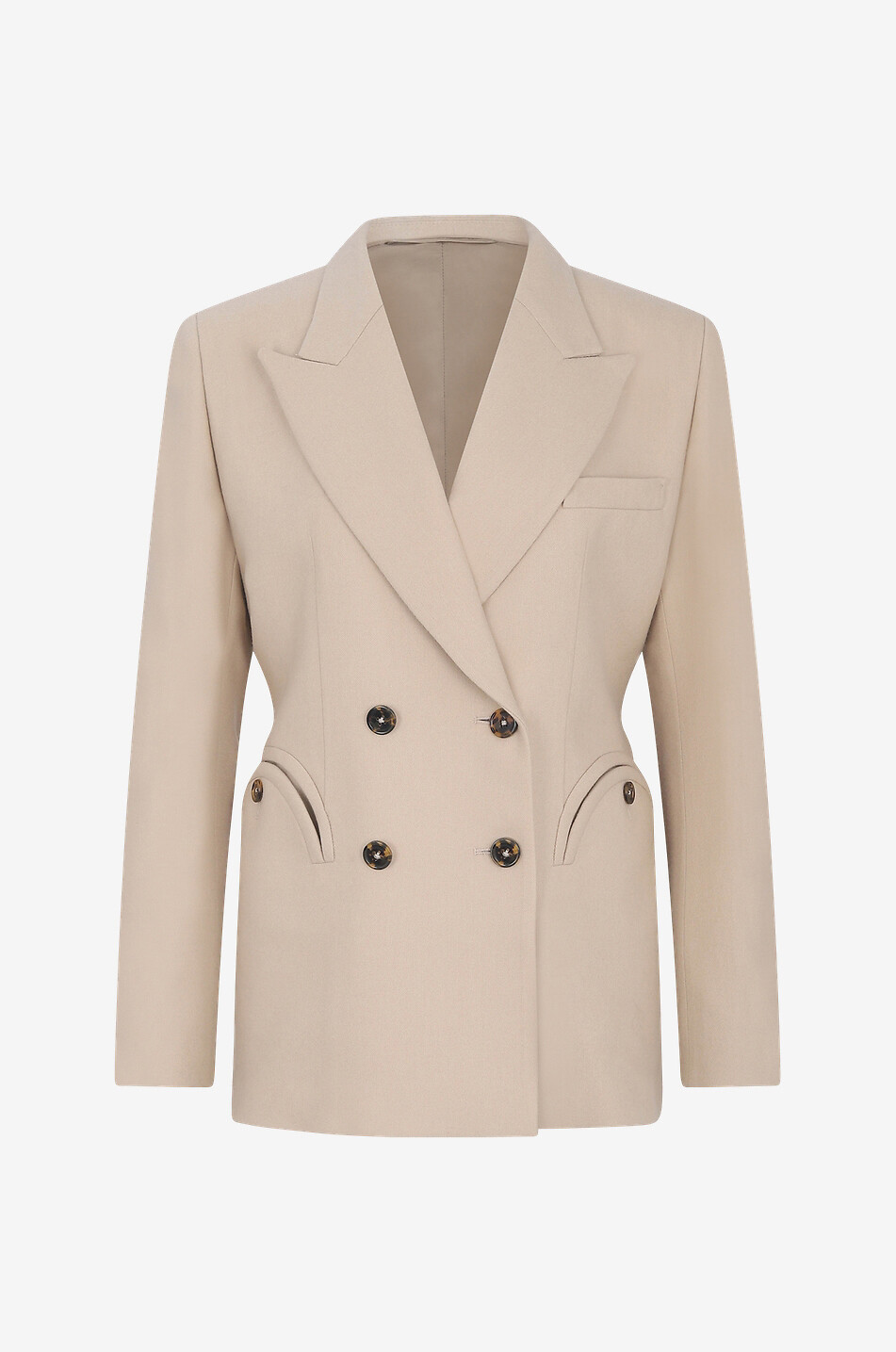 Faith virgin wool double-breasted blazer