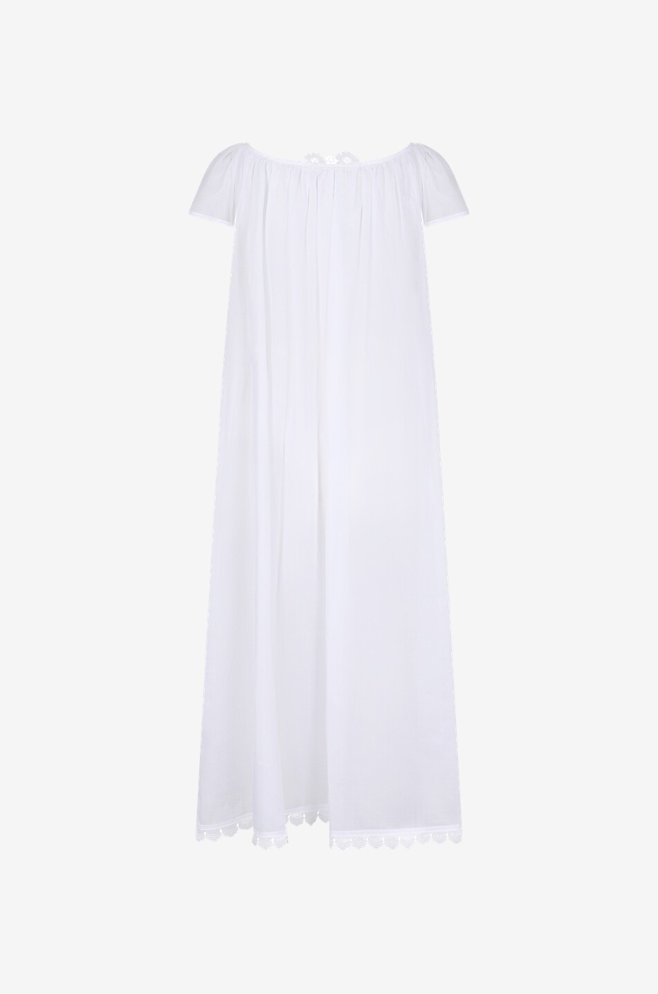CELESTINE Chemise de nuit en coton Kiana Femme BLANC 2