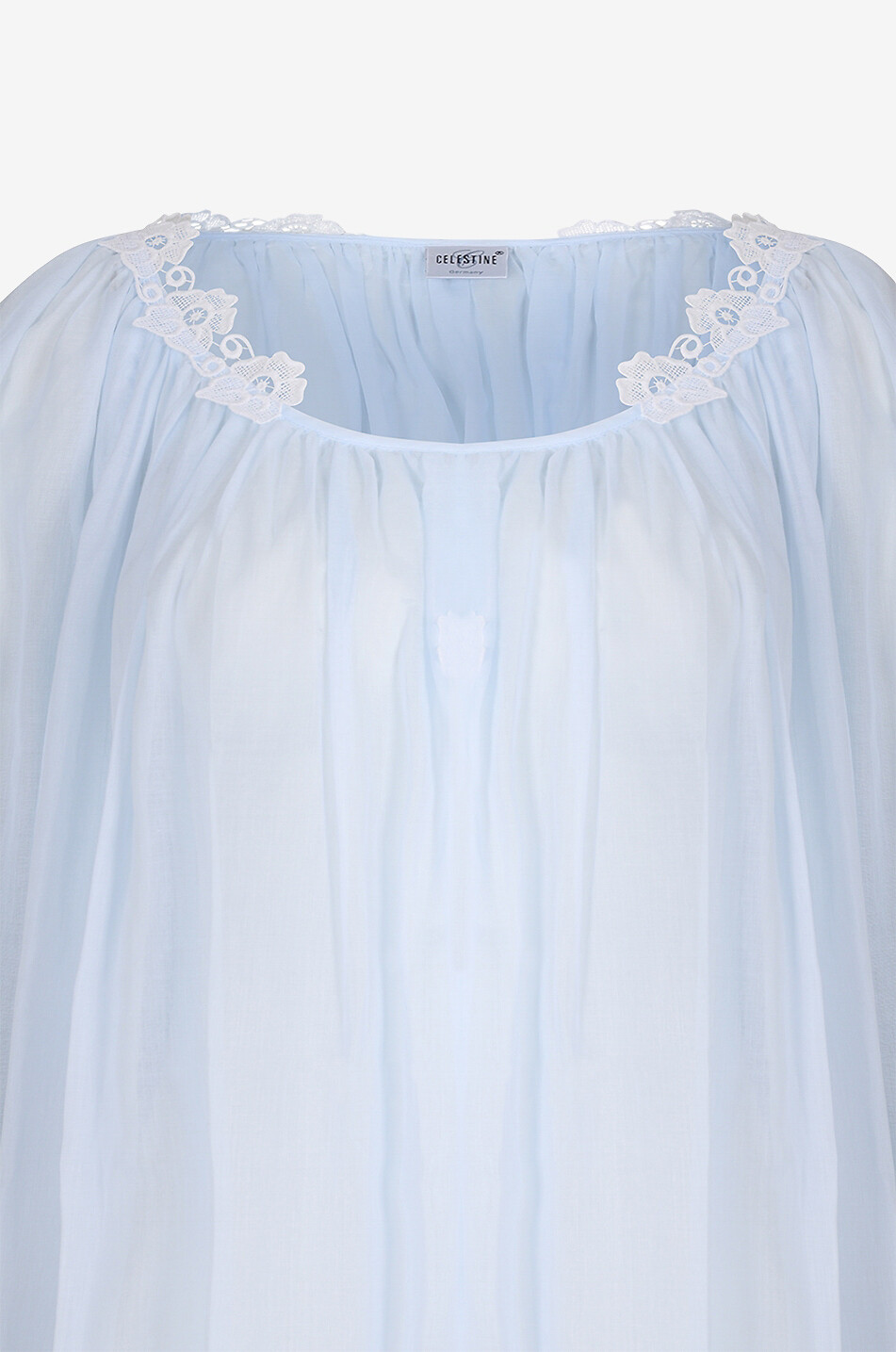 CELESTINE Kiana cotton nightdress Women LIGHT BLUE 3