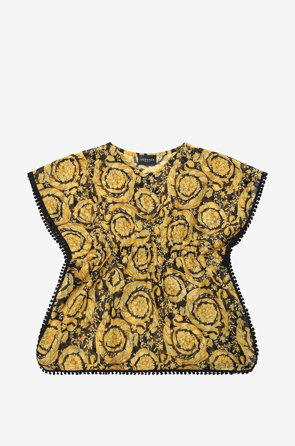 VERSACE Caftan de plage fille Barocco Fille DORE 1