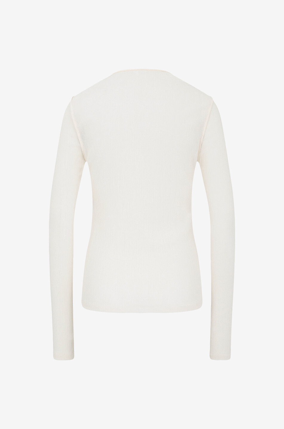 Langarm-Top aus Jersey-Gaze
