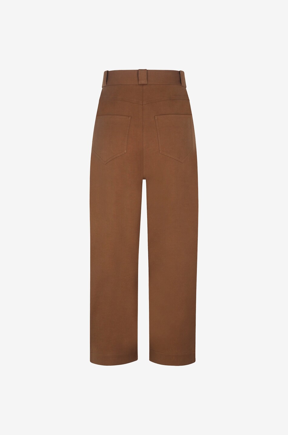Pantalon large raccourci taille haute Hewey