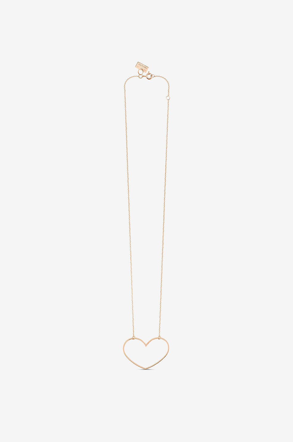 VANRYCKE Angie pink gold necklace with heart pendant Women PINK 1