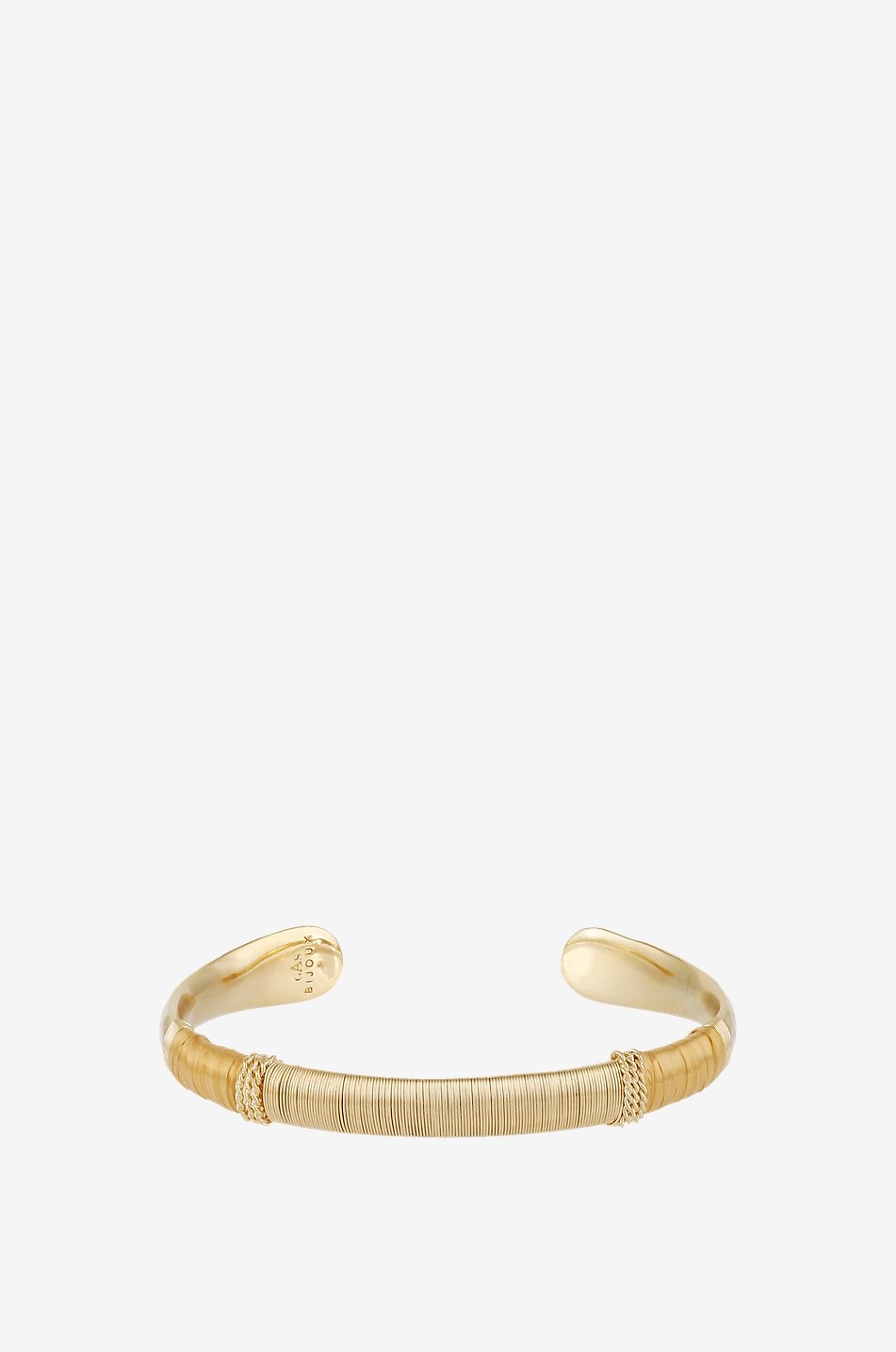 Goldener Armreif mit Bast Macao