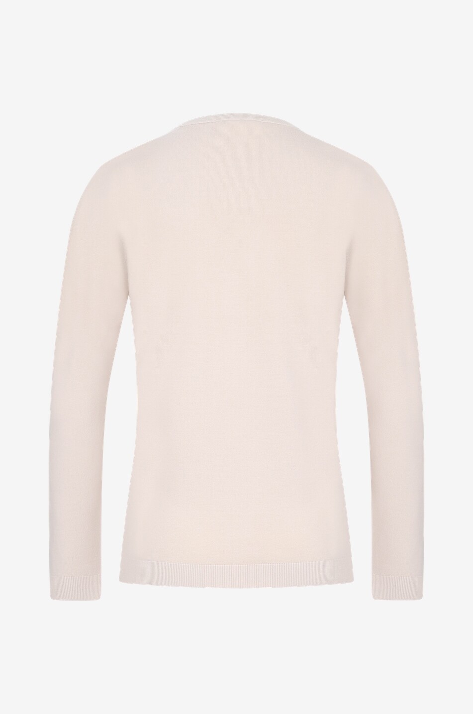 BONGENIE Feinstrickpullover aus Wolle mit V-Ausschnitt Damen BEIGE 2