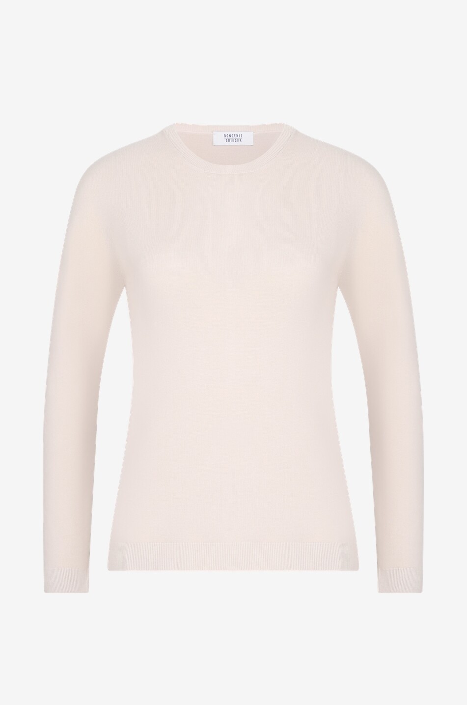 Schmaler Feinstrickpullover aus Wolle