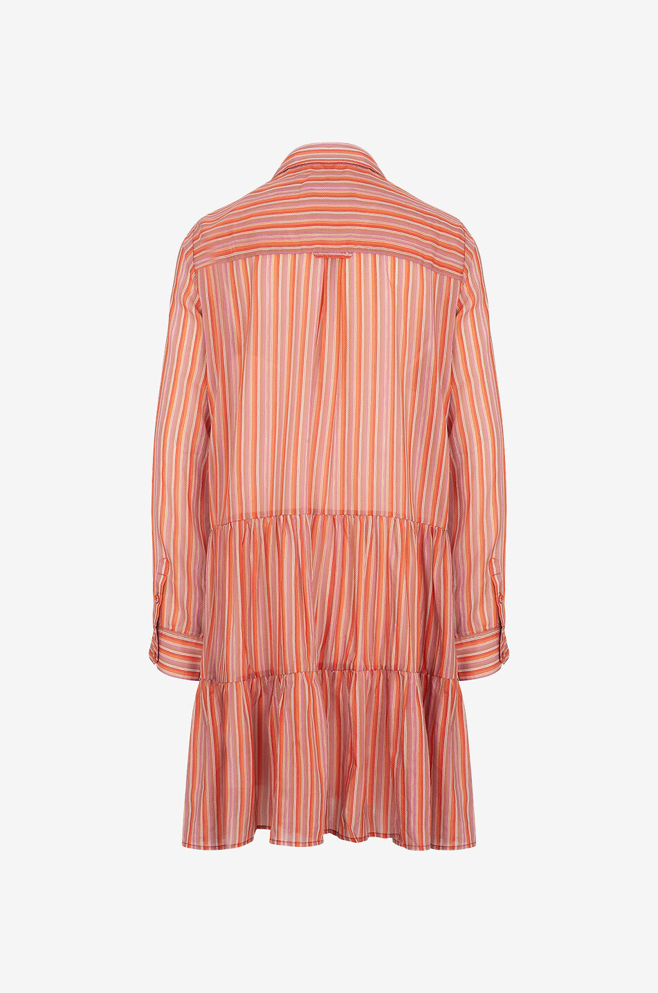 MAGALI PASCAL Talise cotton and silk short shirt dress Women MULTI COLOURED 2