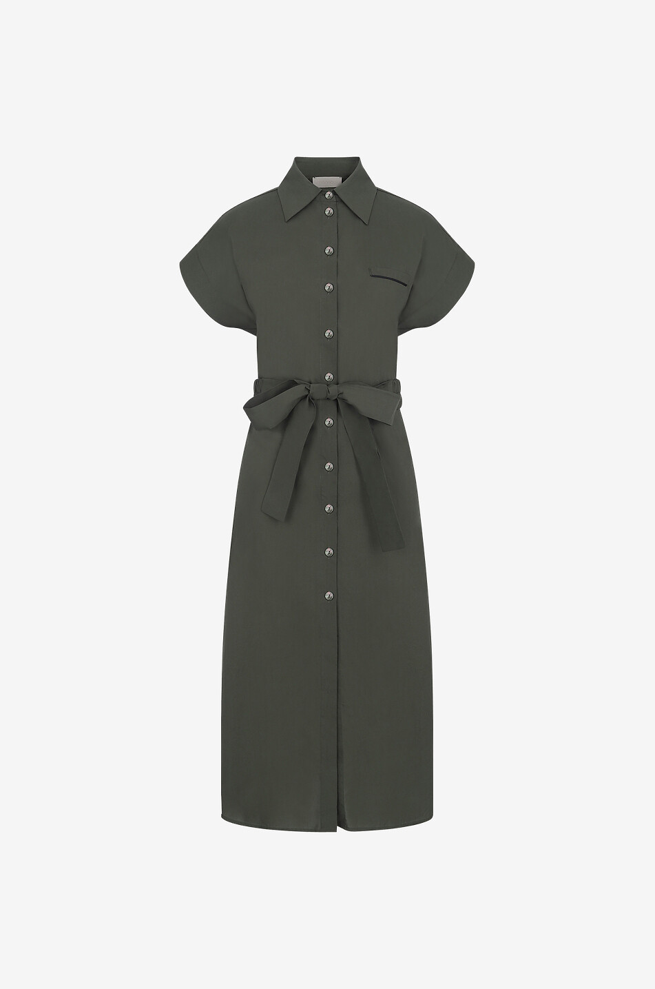 Davina cotton midi shirt dress