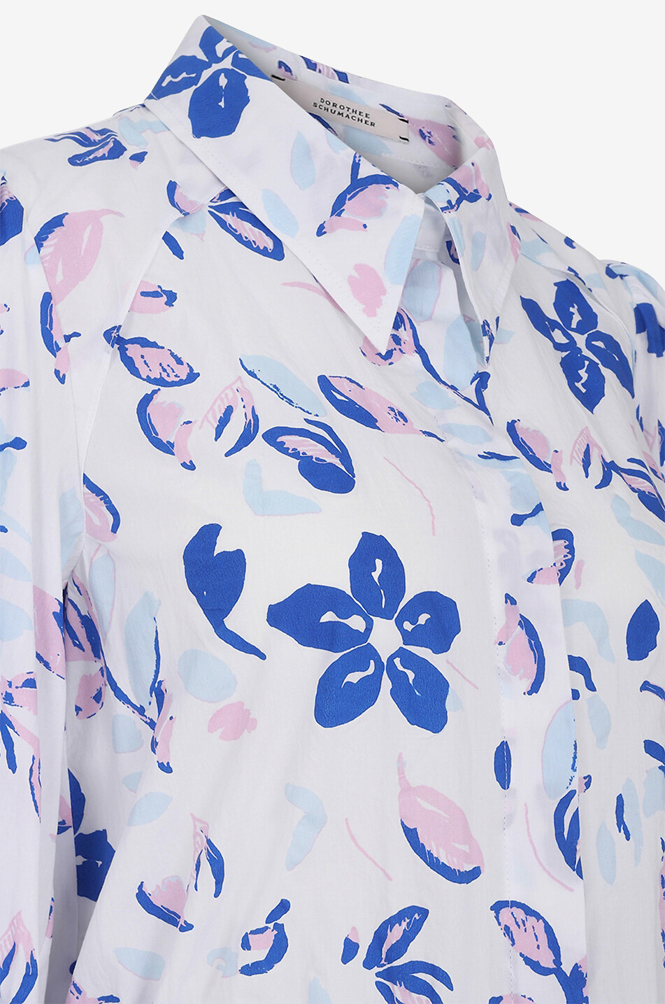 Bold Flower cotton short dress