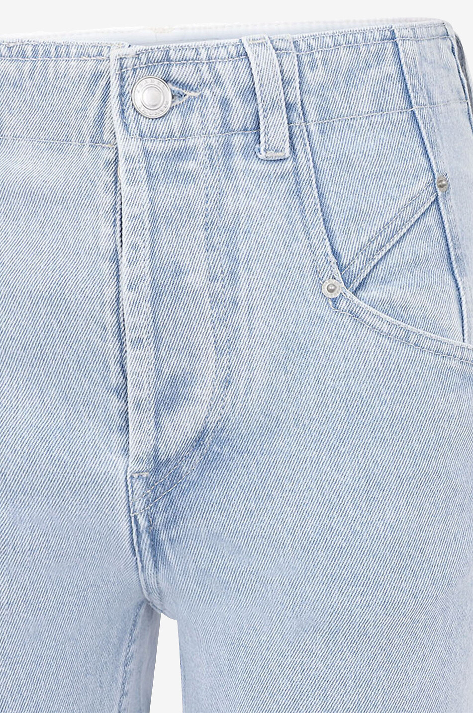 ISABEL MARANT Verkürtze Slim-Fit-Jeans mit hohem Bund Niliane Damen HELLBLAU 3