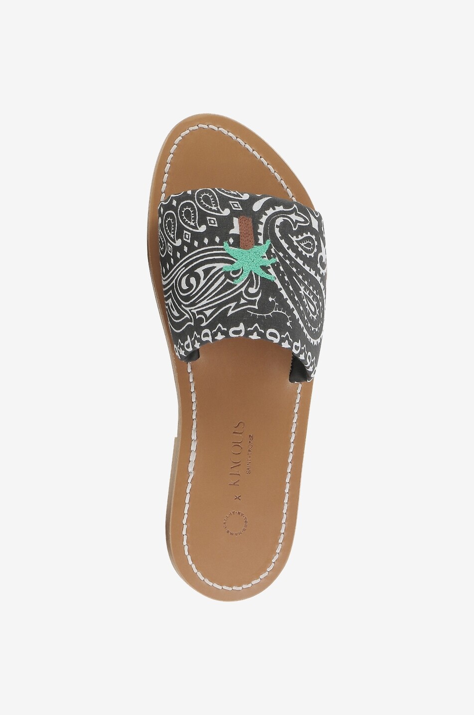 CALL IT BY YOUR NAME Capri bandana slides Women BLACK 5