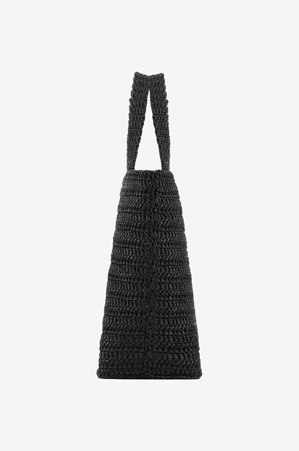 SAINT LAURENT PARIS Häkel-Shopper aus Bast Rive Gauche Damen SCHWARZ 4