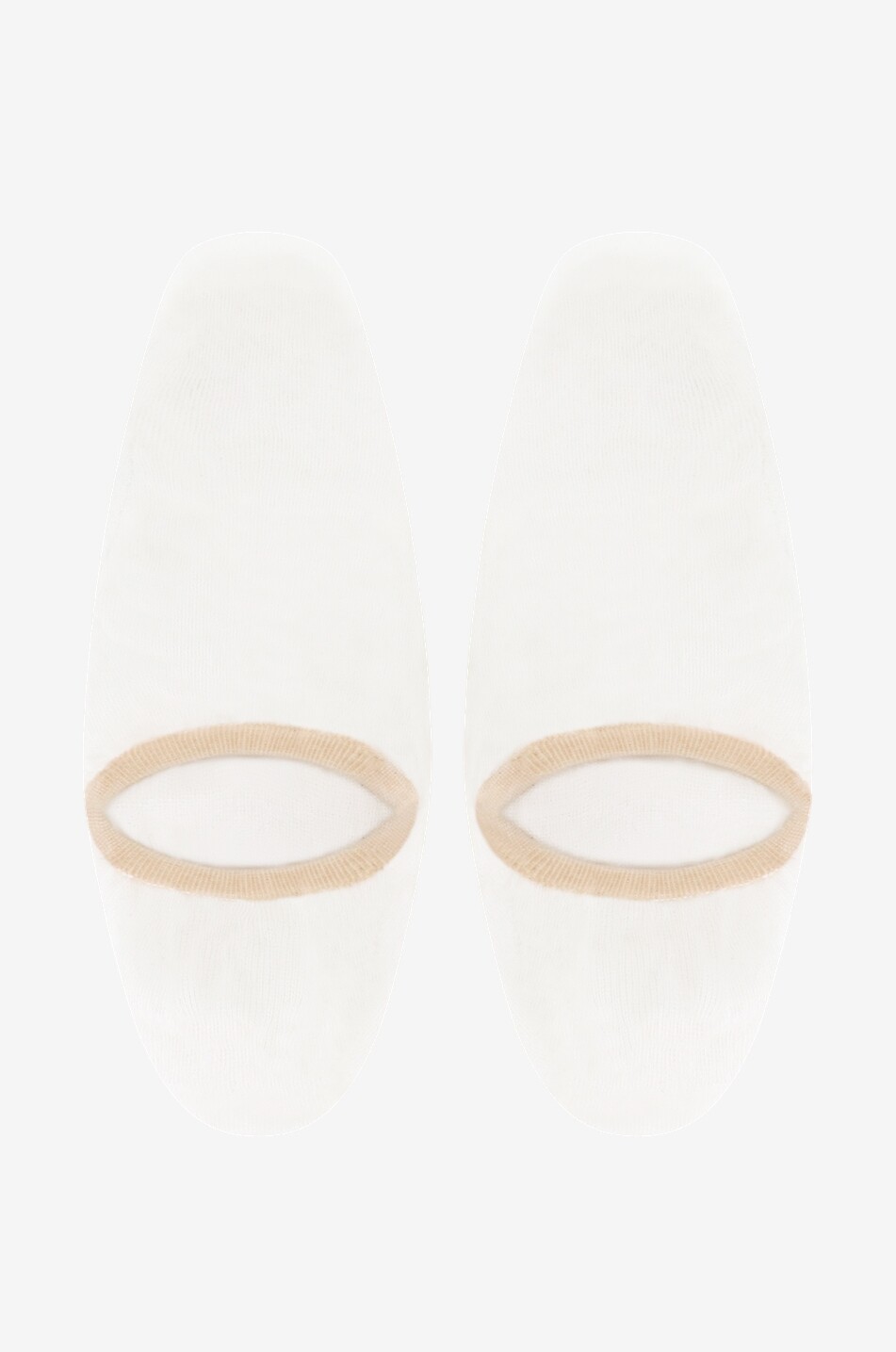 ALTO MILANO Füsslinge aus Baumwolle Herren CREMEFARBEN 2