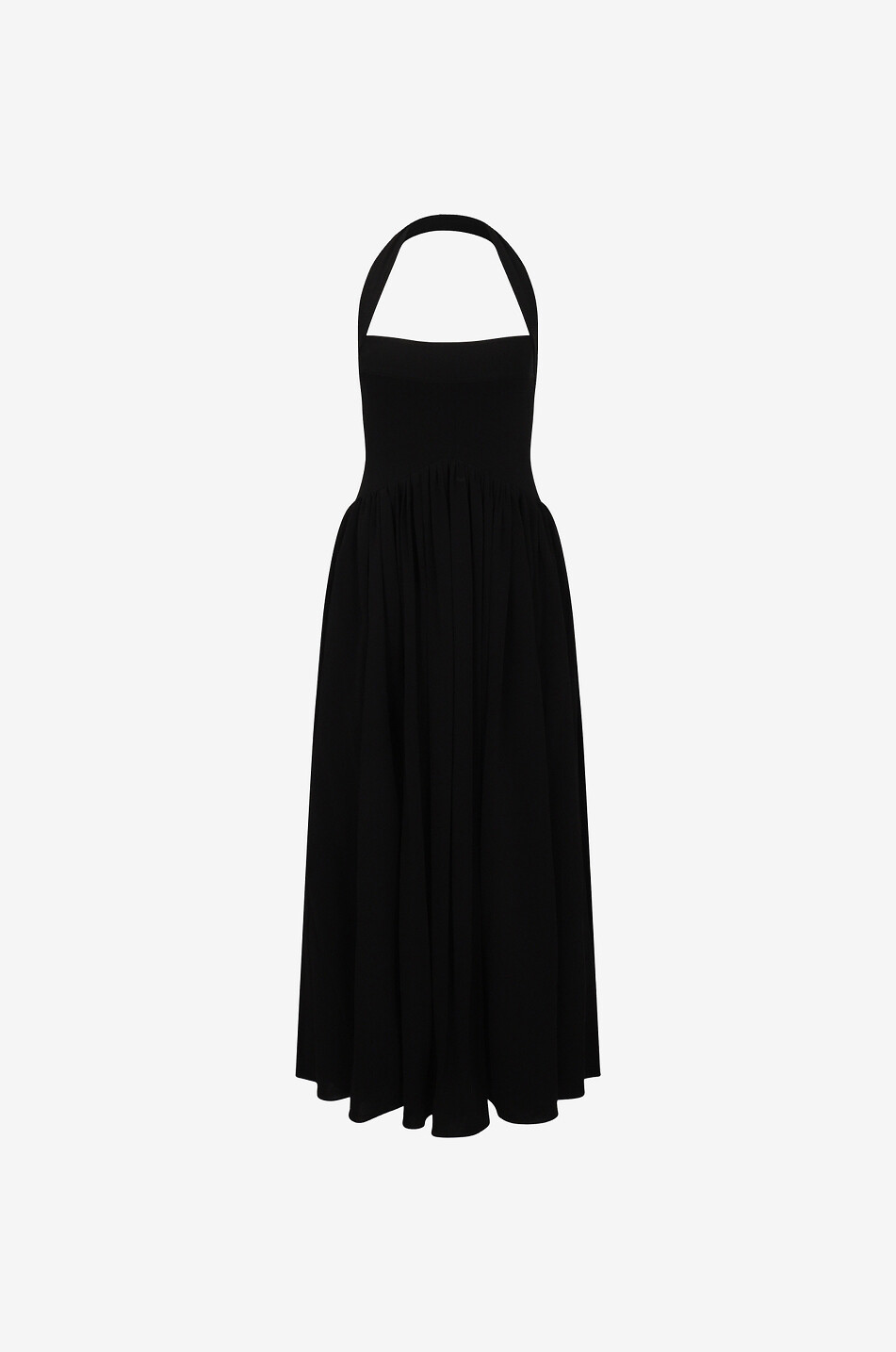 Neckholder-Midikleid aus Jersey Marisol