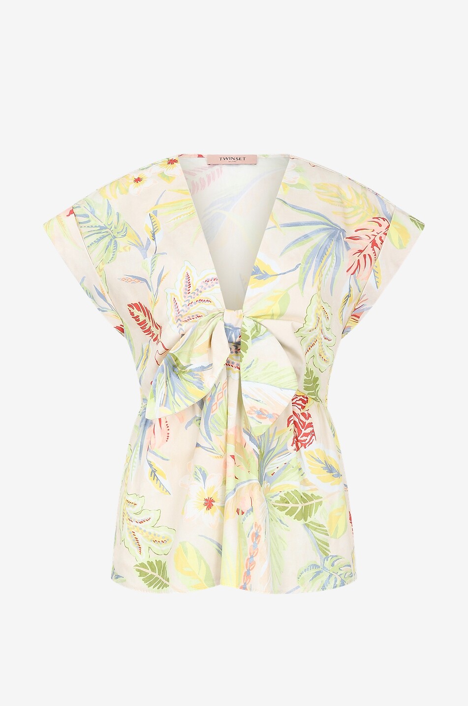 TWINSET Geblümtes Top ohne Ärmel Damen BUNT 1