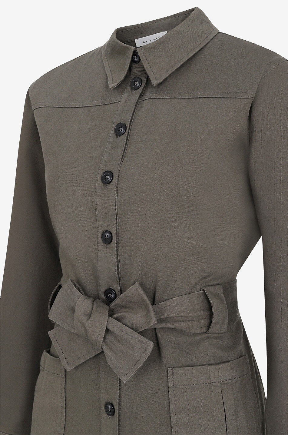 HANA SAN Laly cotton safari jacket Women KHAKI 8