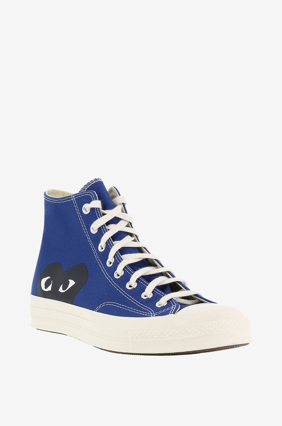 COMME DES GARCONS PLAY Hohe Stoffsneakers Chuck 70 CDG Hi Black Heart Herren BLAU 1