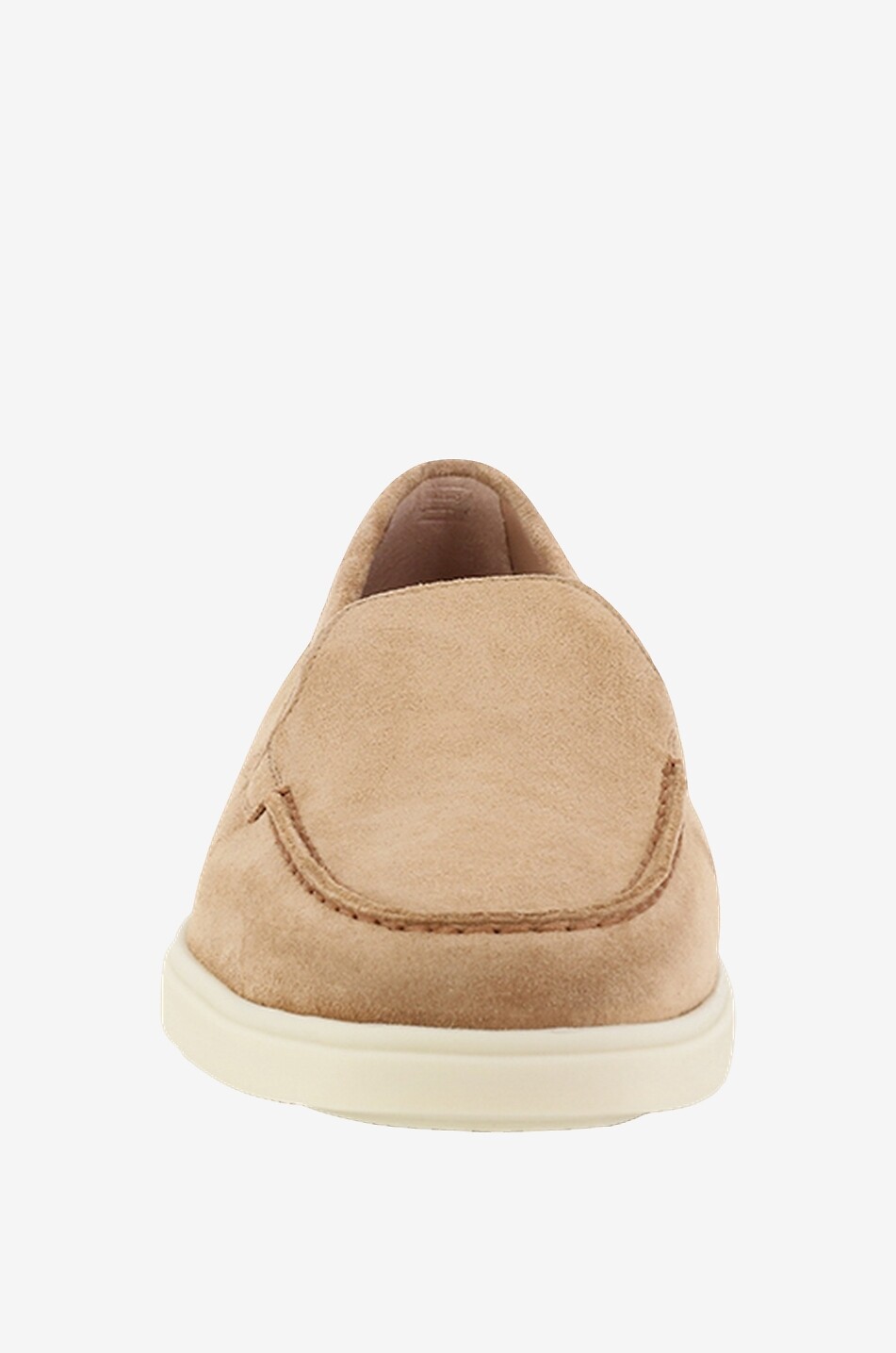 SANTONI Mokassins aus Wildleder mit Gummisohlen Damen HELLBRAUN 2