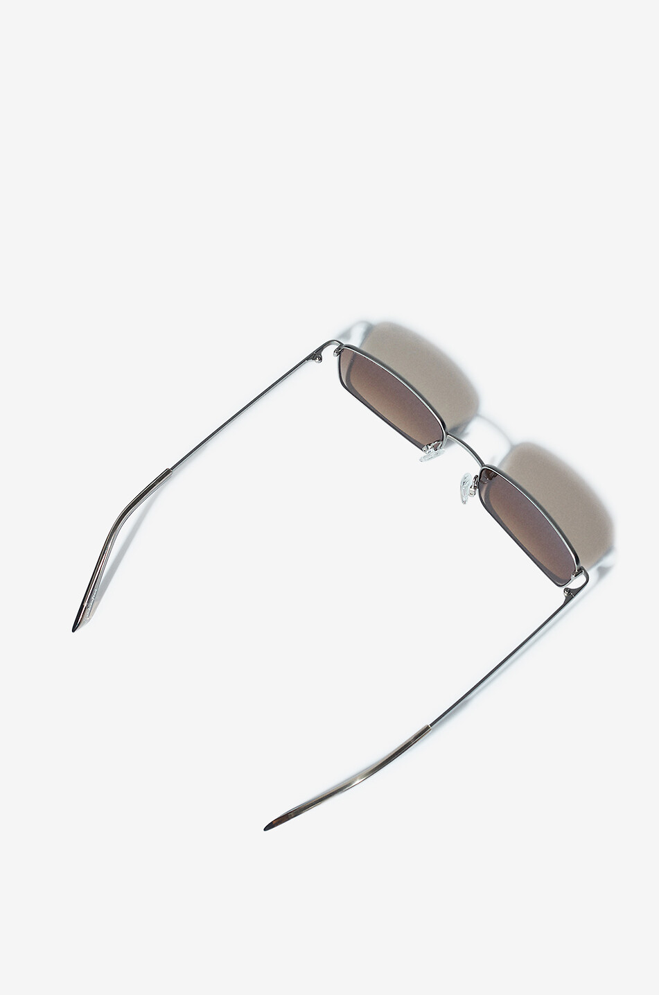 DMY BY DMY Olsen rectangular metal sunglasses Women DARK BROWN 2