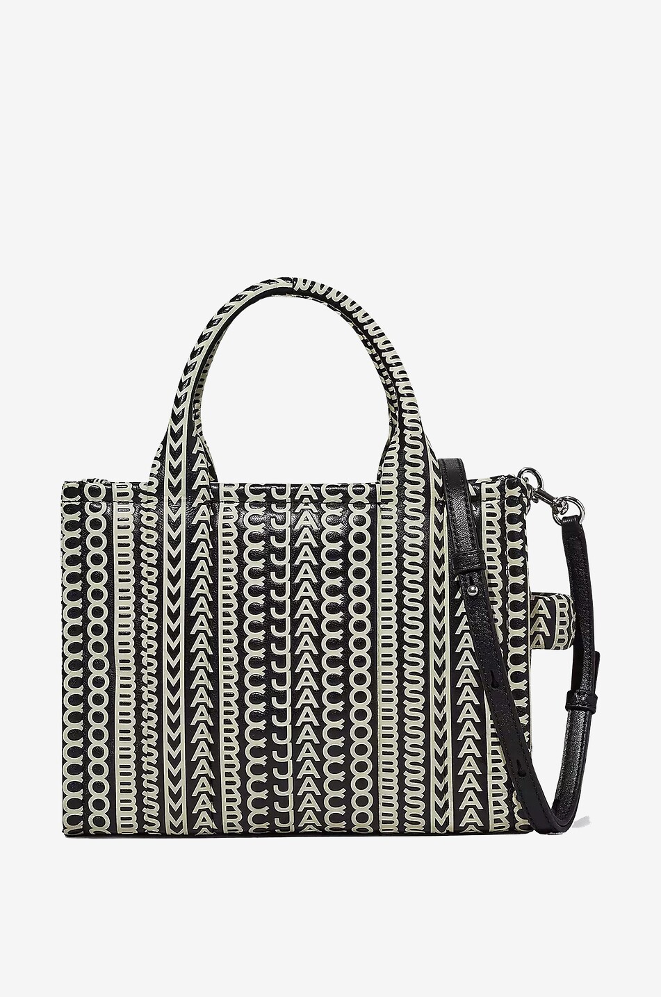 Shopper aus geprägtem Leder The Monogram Crossbody Tote