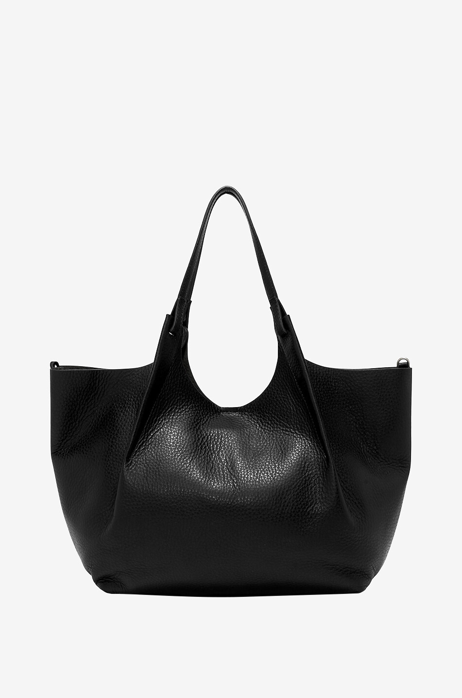 GIANNI CHIARINI Tasche aus genarbtem Leder Dua Damen SCHWARZ 4